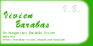 vivien barabas business card
